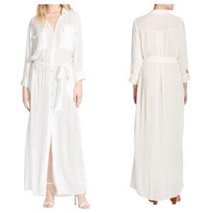 L'AGENCE Alani Maxi Shirt Dress